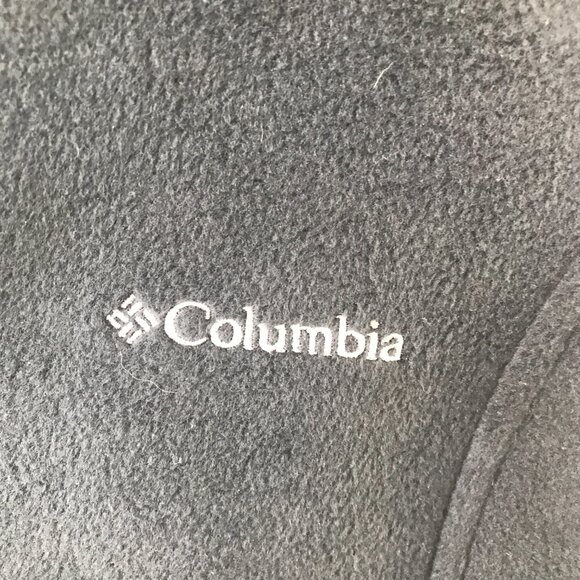 Columbia black fleece full zip vest size XL - Picture 3 of 5